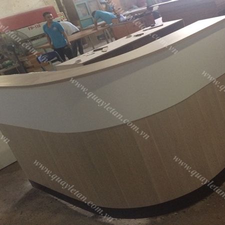 Quầy Lễ Tân Thấp Sơn QLTT S07